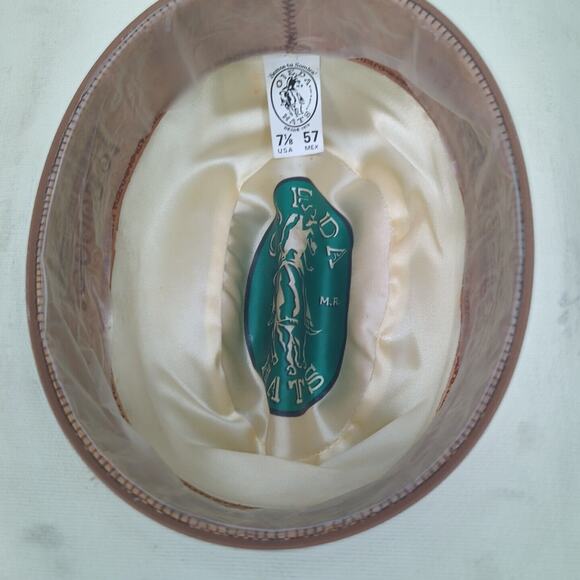 Ojeda Hats 7 1/8 Usa 57 Mex Cowboy Hat Somos Tu Sombra! Made In Mexico - Picture 16 of 16